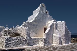 Mykonos vacations Paraportiani church